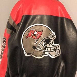 NFL Buccaneers Leather Jacket
